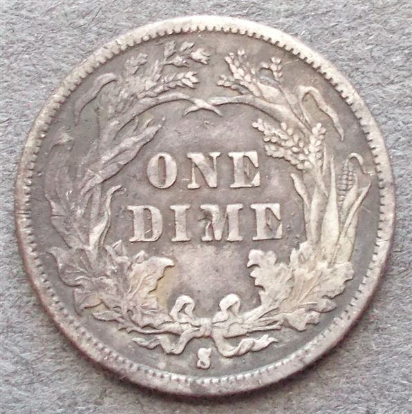 1891-S-Dime